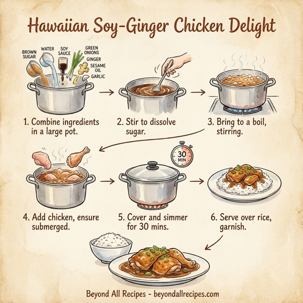 Hawaiian Soy-Ginger Chicken Delight instructions