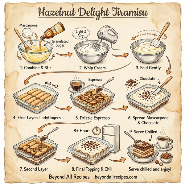Hazelnut Delight Tiramisu instructions