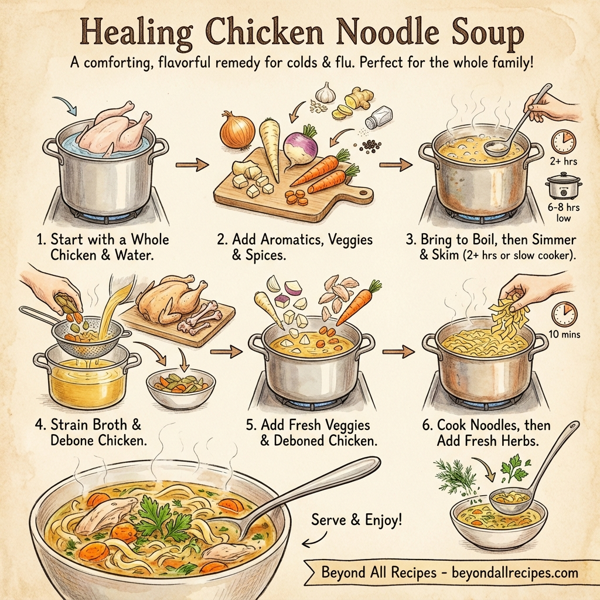 Healing Chicken Noodle Soup instructions