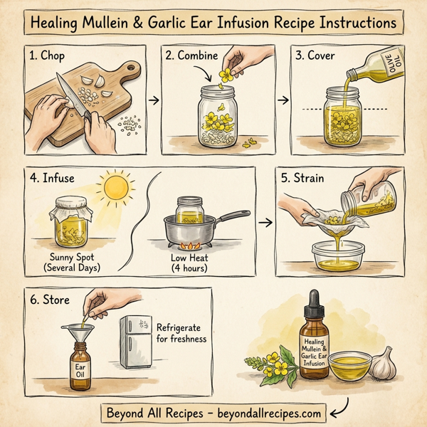 Healing Mullein & Garlic Ear Infusion instructions