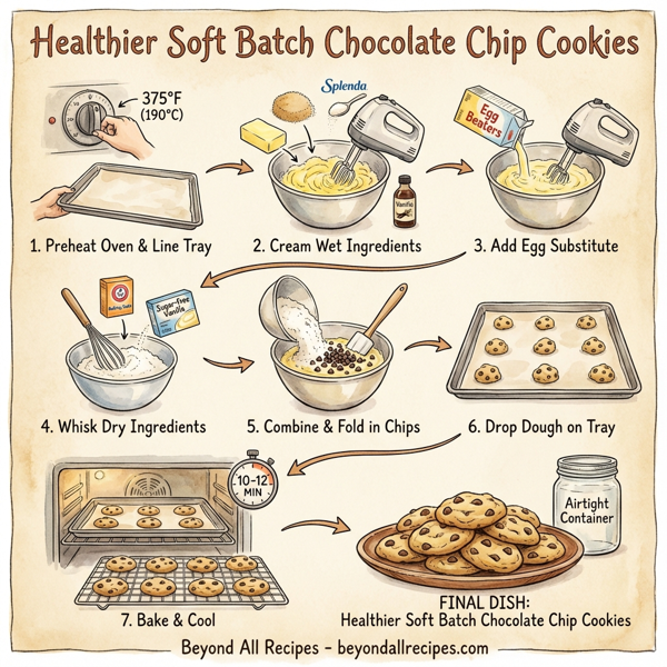 Healthier Soft Batch Chocolate Chip Cookies instructions