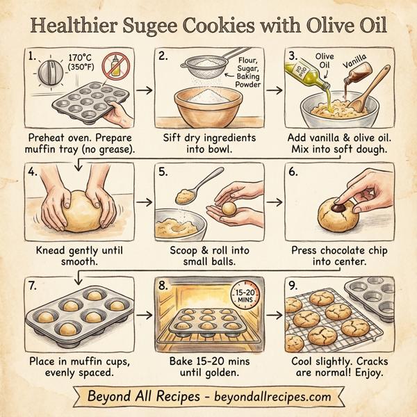 Healthier Sugee Cookies with Olive Oil instructions