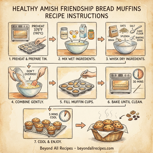 Healthy Amish Friendship Bread Muffins instructions