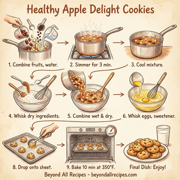 Healthy Apple Delight Cookies instructions