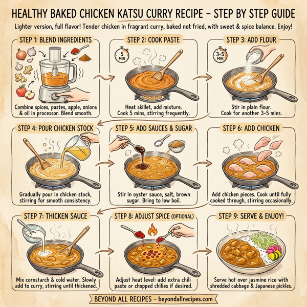 Healthy Baked Chicken Katsu Curry instructions