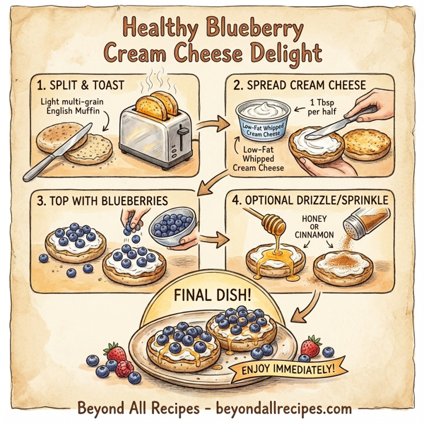 Healthy Blueberry Cream Cheese Delight instructions
