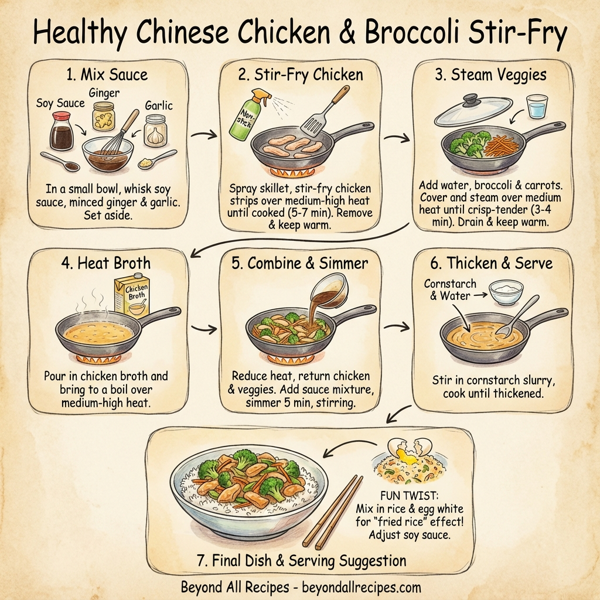 Healthy Chinese Chicken & Broccoli Stir-Fry instructions
