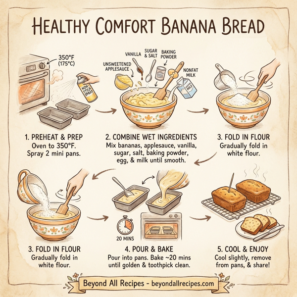 Healthy Comfort Banana Bread instructions