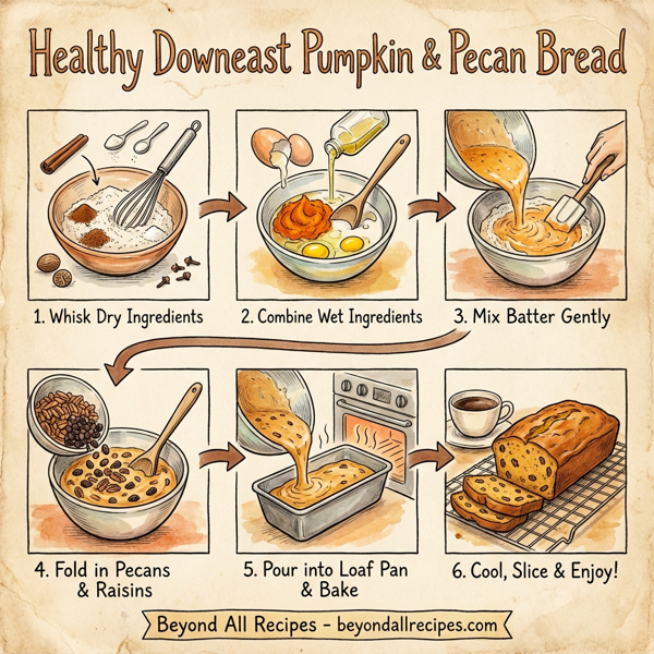Healthy Downeast Pumpkin & Pecan Bread instructions