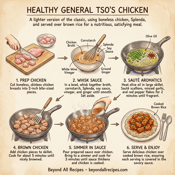 Healthy General Tso's Chicken instructions