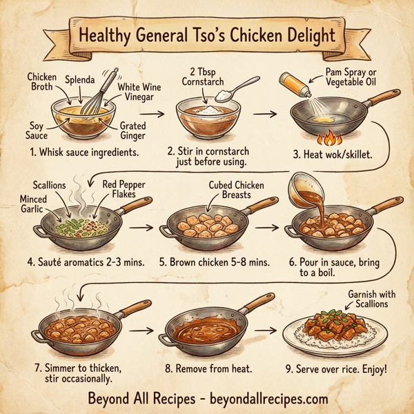Healthy General Tso's Chicken Delight instructions