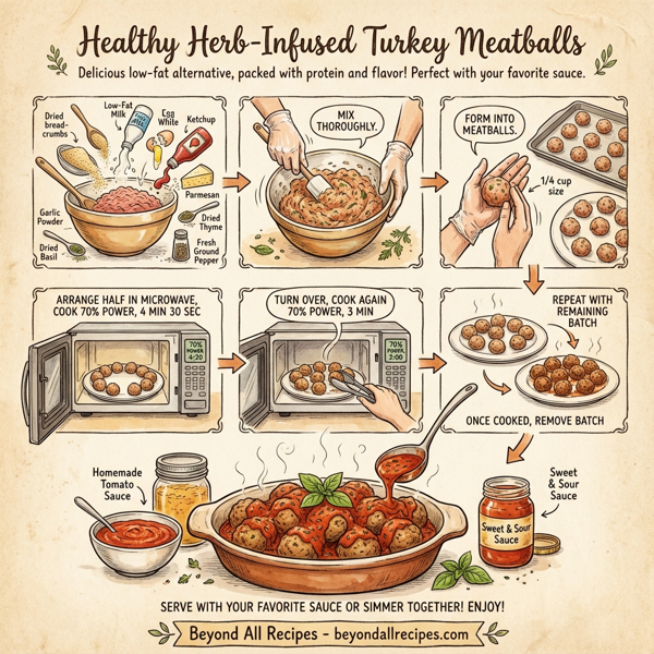 Healthy Herb-Infused Turkey Meatballs instructions