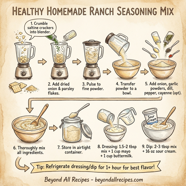 Healthy Homemade Ranch Seasoning Mix instructions