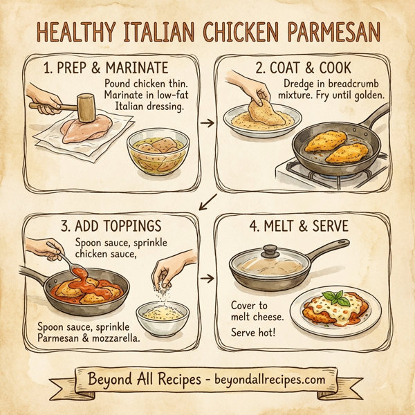 Healthy Italian Chicken Parmesan instructions