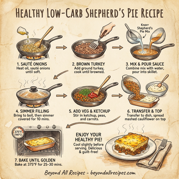 Healthy Low-Carb Shepherd's Pie instructions