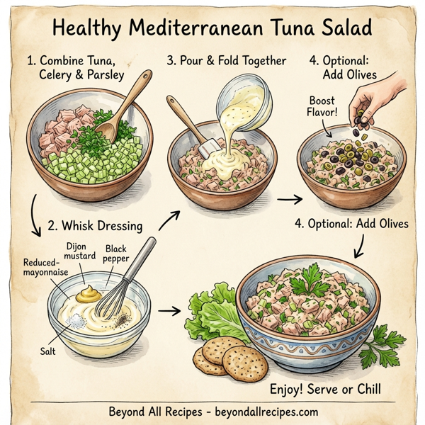 Healthy Mediterranean Tuna Salad instructions