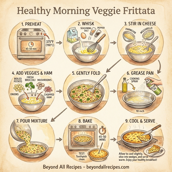 Healthy Morning Veggie Frittata instructions