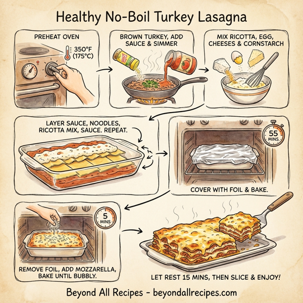Healthy No-Boil Turkey Lasagna instructions