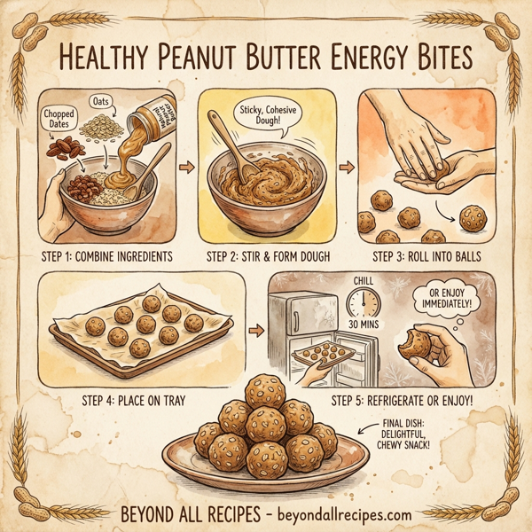 Healthy Peanut Butter Energy Bites instructions