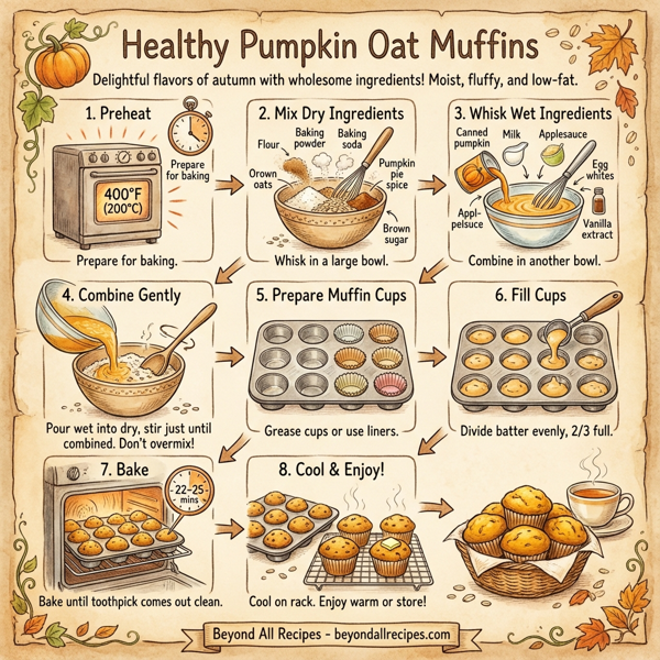 Healthy Pumpkin Oat Muffins instructions