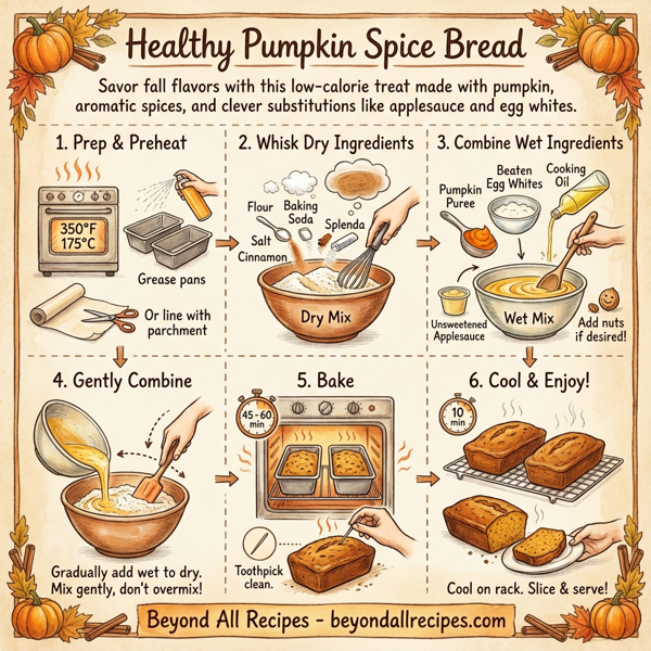 Healthy Pumpkin Spice Bread instructions