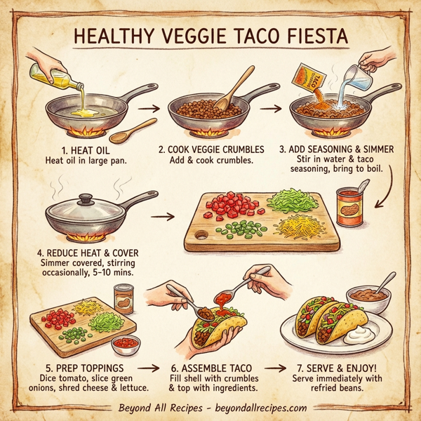 Healthy Veggie Taco Fiesta instructions