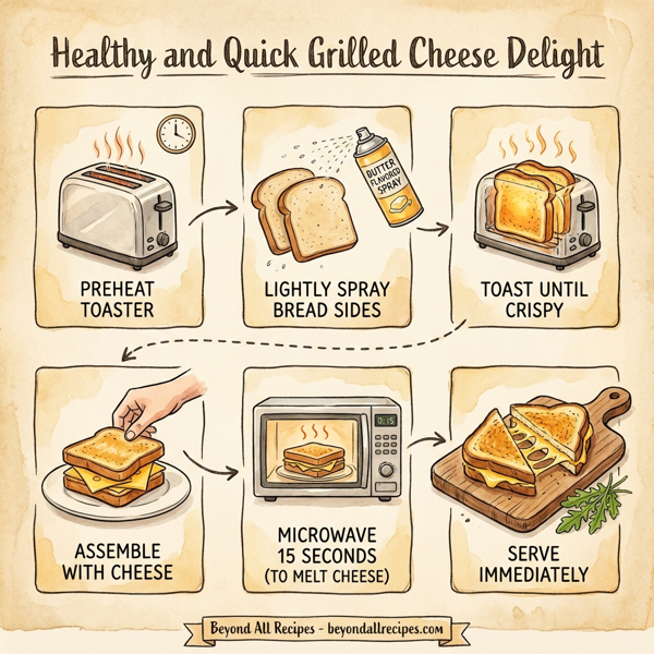 Healthy and Quick Grilled Cheese Delight instructions