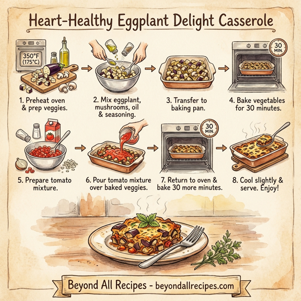 Heart-Healthy Eggplant Delight Casserole instructions