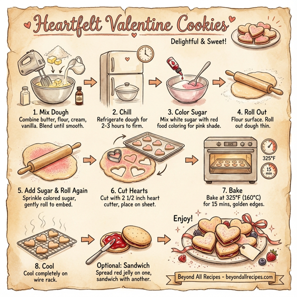 Heartfelt Valentine Cookies instructions