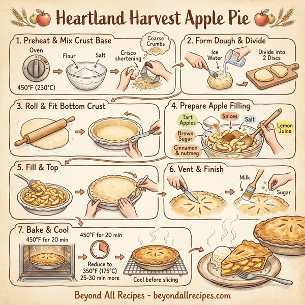 Heartland Harvest Apple Pie instructions