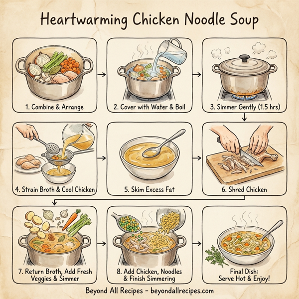 Heartwarming Chicken Noodle Soup instructions