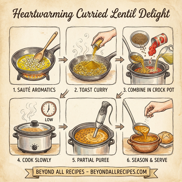 Heartwarming Curried Lentil Delight instructions