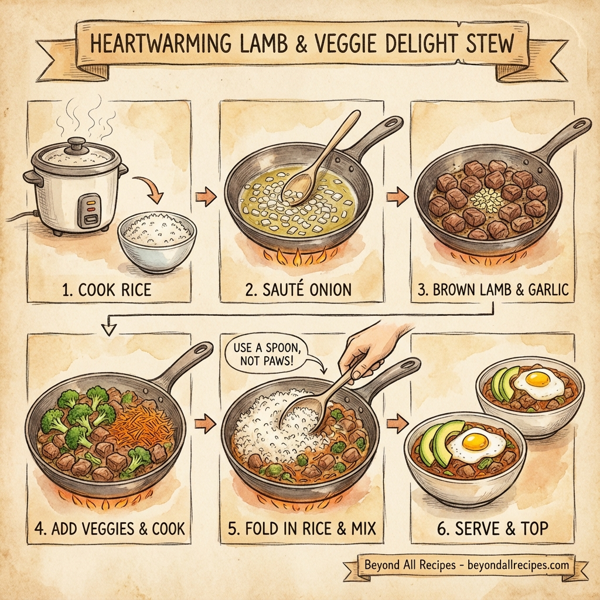 Heartwarming Lamb & Veggie Delight Stew instructions