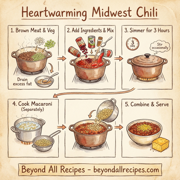 Heartwarming Midwest Chili instructions