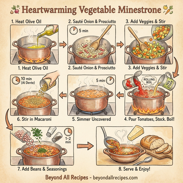 Heartwarming Vegetable Minestrone instructions