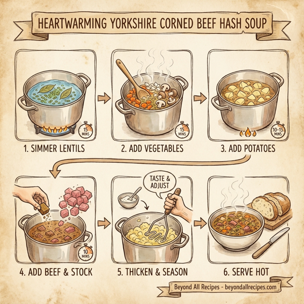 Heartwarming Yorkshire Corned Beef Hash Soup instructions
