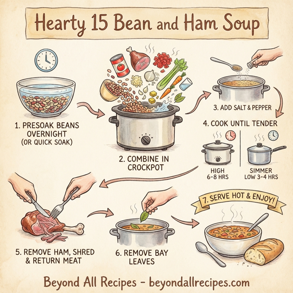 Hearty 15 Bean and Ham Soup instructions