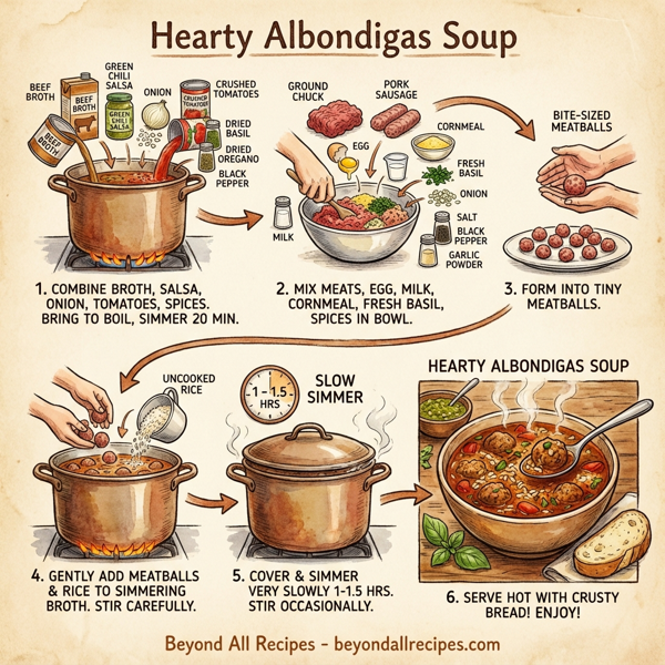 Hearty Albondigas Soup instructions