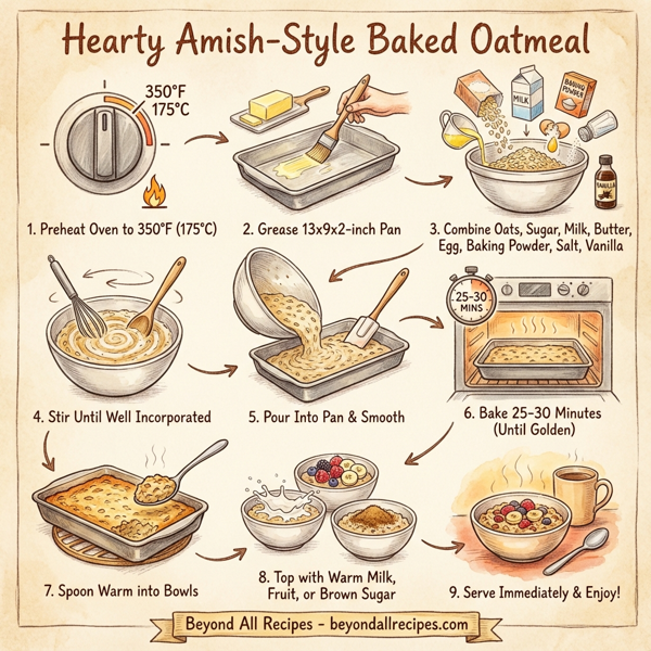 Hearty Amish-Style Baked Oatmeal instructions