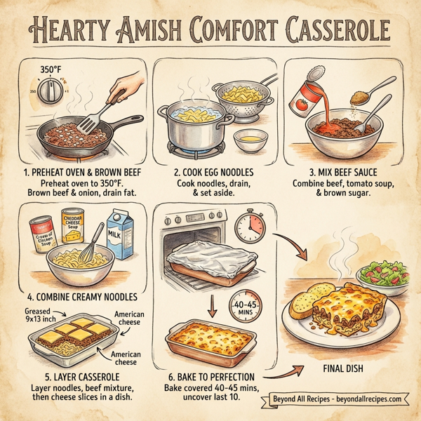 Hearty Amish Comfort Casserole instructions