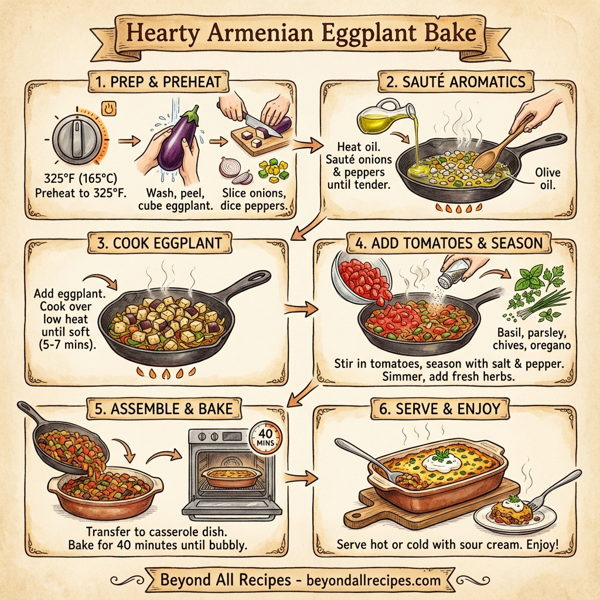 Hearty Armenian Eggplant Bake instructions