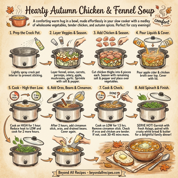 Hearty Autumn Chicken & Fennel Soup instructions