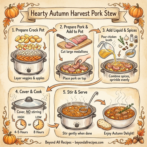 Hearty Autumn Harvest Pork Stew instructions