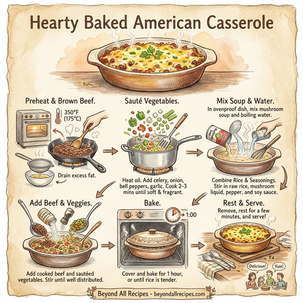 Hearty Baked American Casserole instructions