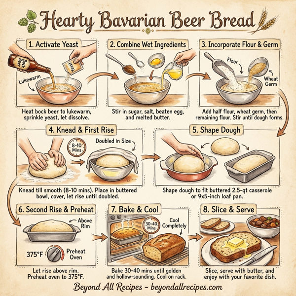Hearty Bavarian Beer Bread instructions