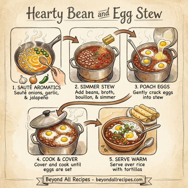 Hearty Bean and Egg Stew instructions