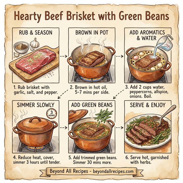 Hearty Beef Brisket with Green Beans instructions