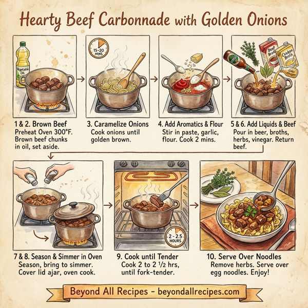 Hearty Beef Carbonnade with Golden Onions instructions