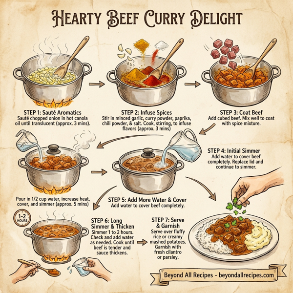 Hearty Beef Curry Delight instructions