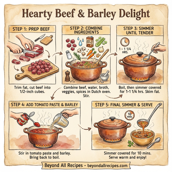Hearty Beef & Barley Delight instructions